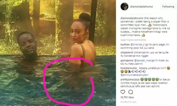 Singer Diamond Platnumz accuses baby mama of cheating, she reacts